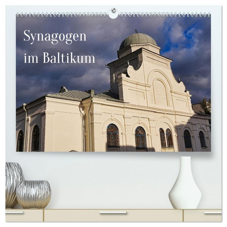 Produktbild: Synagogen im Baltikum (hochwertiger Premium Wandkalender 2026 DIN A2 quer), Kunstdruck in Hochglanz