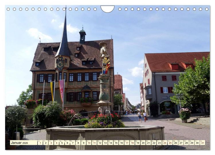 Produktbild: Unterwegs in Bietigheim-Bissingen (Wandkalender 2026 DIN A4 quer), CALVENDO Monatskalender