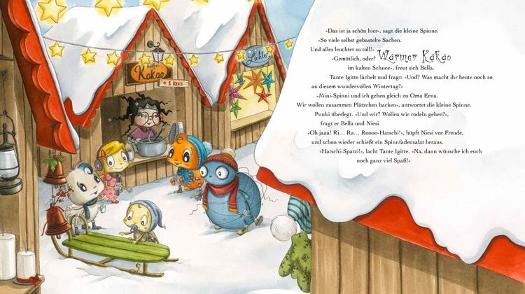 Produktbild: Die kleine Spinne Widerlich - Wundervolle Winterzeit - Sonderausgabe zu Weihnachten mit leckeren Rezepten und tollen Bastelideen