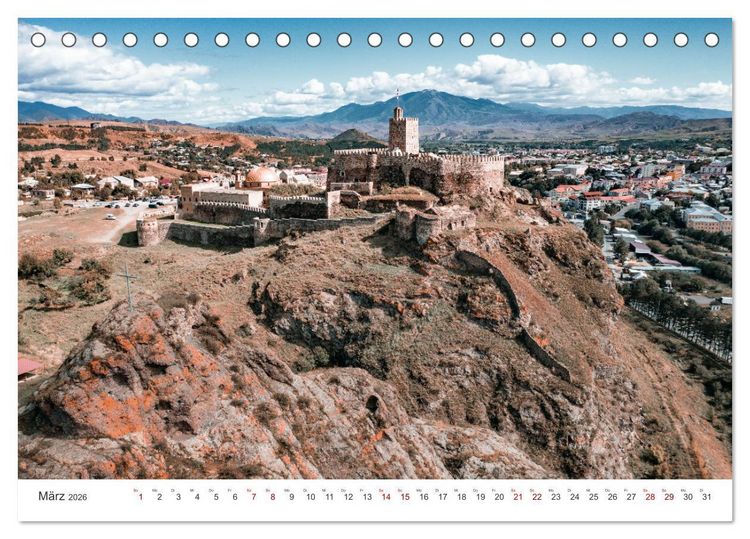 Produktbild: Georgien - Neuzeit-Chroniken (Tischkalender 2026 DIN A5 quer), CALVENDO Monatskalender