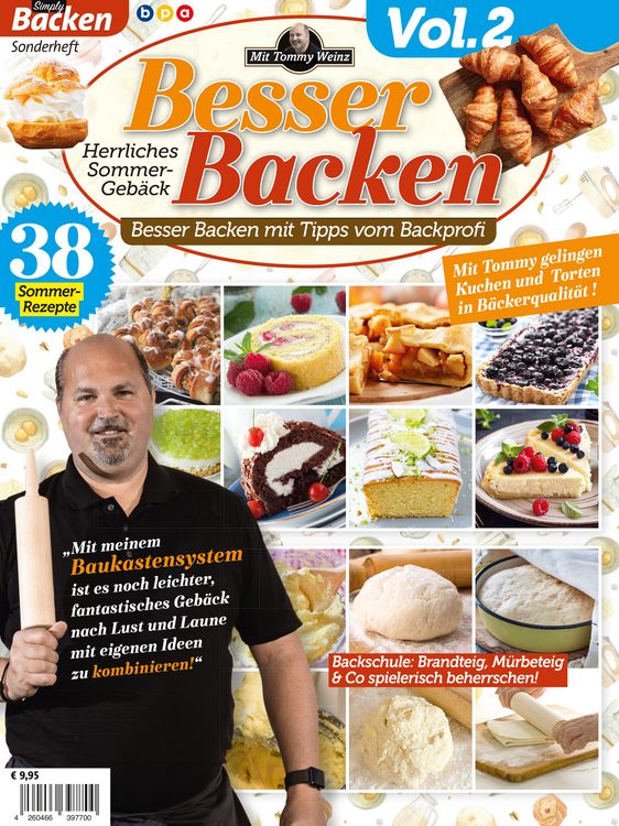 Produktbild: Besser Backen mit Tommy Weinz Vol. 2: Herrliches Sommer-Geb&auml;ck