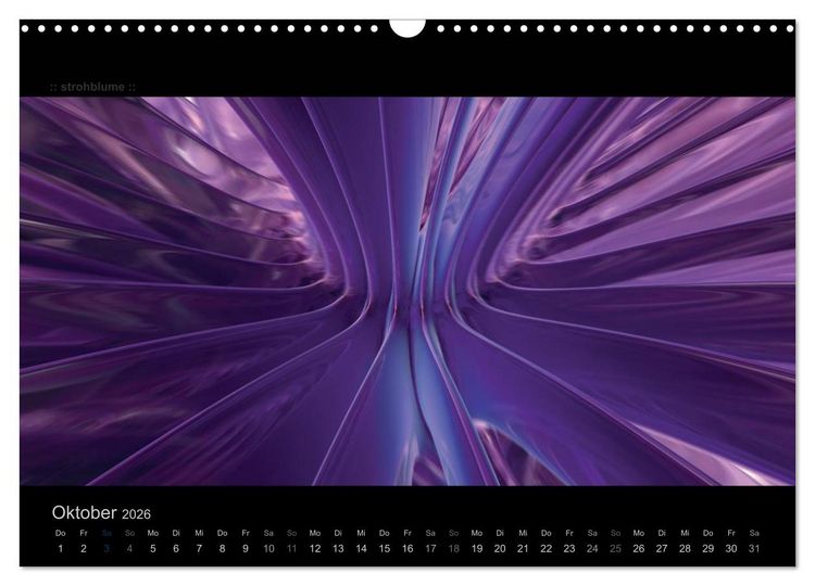 Produktbild: Abstrakte Kunst (Wandkalender 2026 DIN A3 quer), CALVENDO Monatskalender