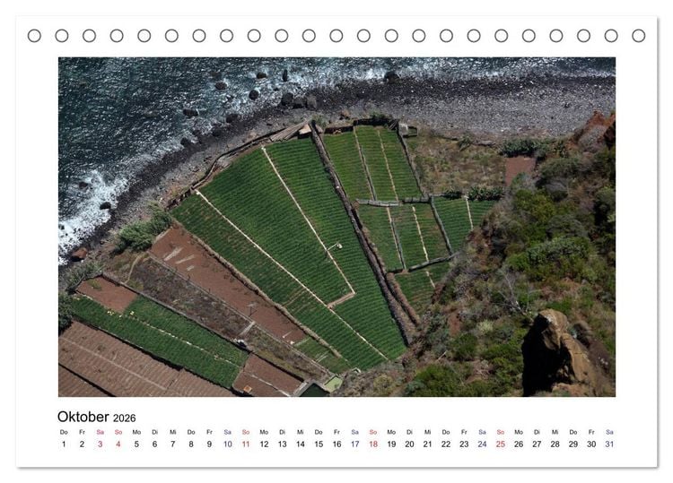 Produktbild: Madeira (Tischkalender 2026 DIN A5 quer), CALVENDO Monatskalender