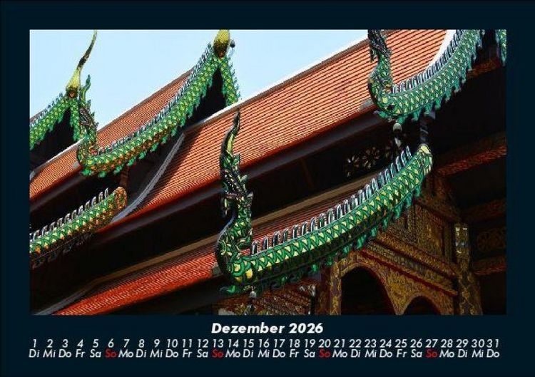 Produktbild: Tempel unserer Erde 2026 Fotokalender DIN A5