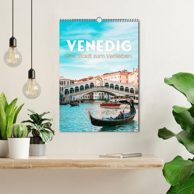 Produktbild: Venedig - Eine Stadt zum Verlieben. (Wandkalender 2026 DIN A3 hoch), CALVENDO Monatskalender