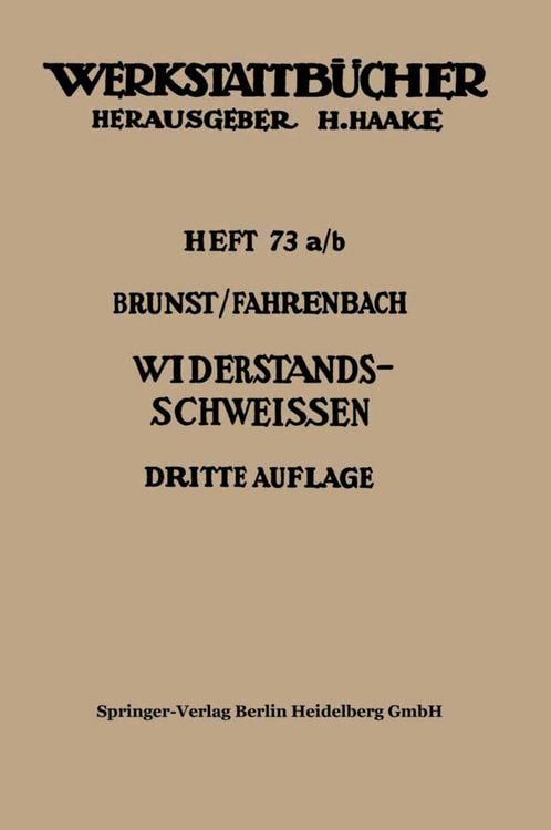 Produktbild: Widerstandsschwei&szlig;en