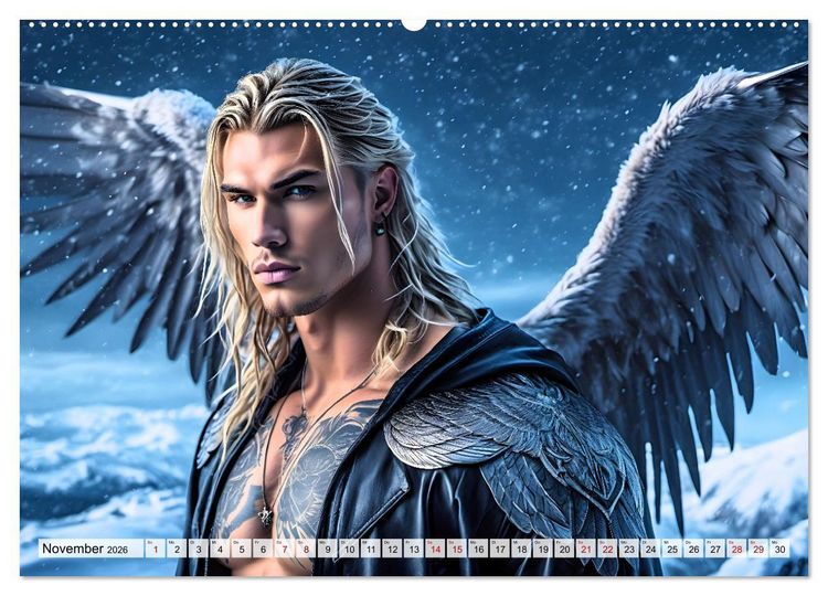 Produktbild: Engel - K&auml;mpfer gegen das B&ouml;se (Wandkalender 2026 DIN A2 quer), CALVENDO Monatskalender