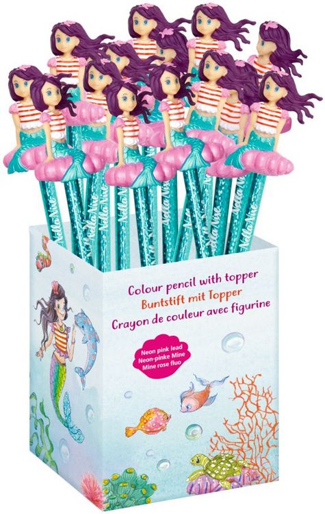 Produktbild: Neon-Buntstift mit Topper