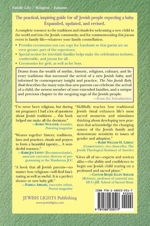 Produktbild: New Jewish Baby Book (2nd Edition)