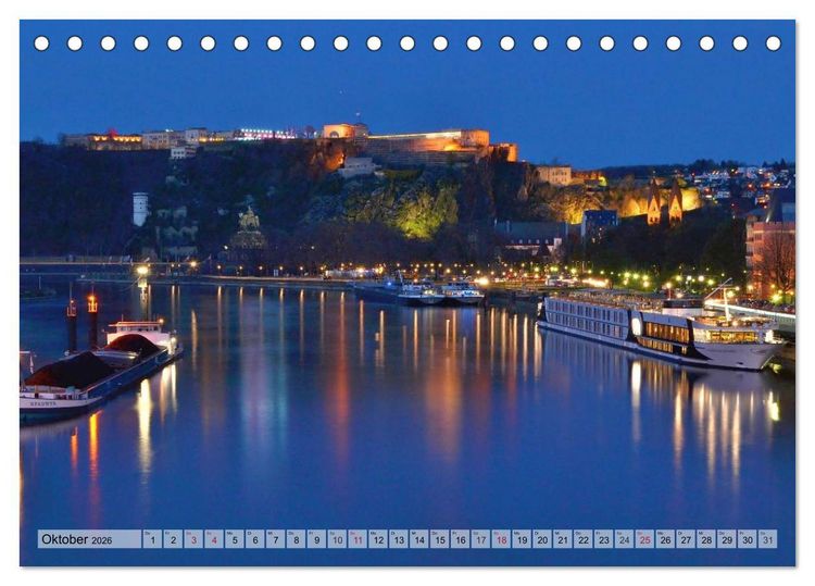 Produktbild: Der Koblenz Kalender (Tischkalender 2026 DIN A5 quer), CALVENDO Monatskalender