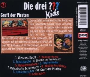 Die Drei ??? Kids 07. Gruft der Piraten (drei Fragezeichen) CD
