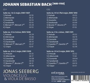 Produktbild: Six Suites BWV 1007-1012 (Violoncello & Viola de B