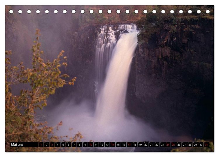 Produktbild: Victoria Wasserf&auml;lle (Tischkalender 2026 DIN A5 quer), CALVENDO Monatskalender