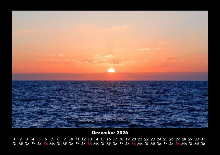 Produktbild: Sonnenunterg&auml;nge 2026 Fotokalender DIN A3