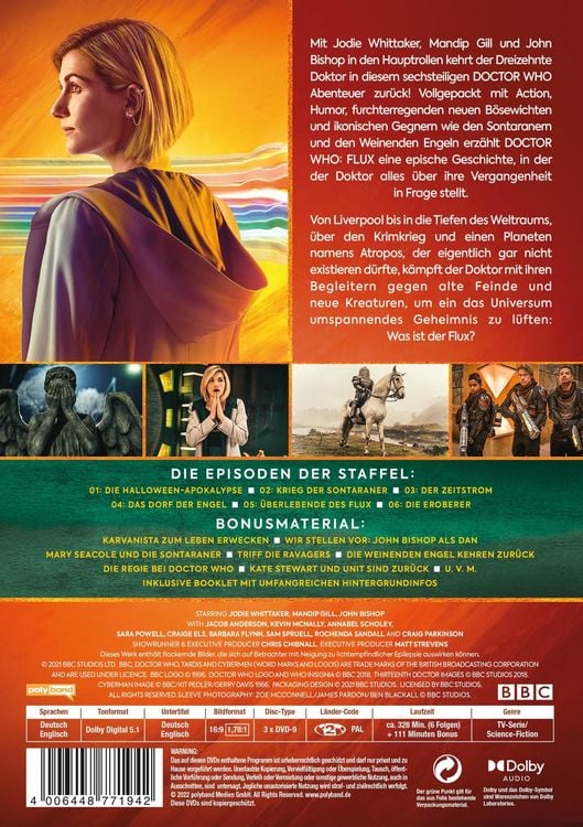 Produktbild: Doctor Who - Staffel 13: Flux [3 DVDs]