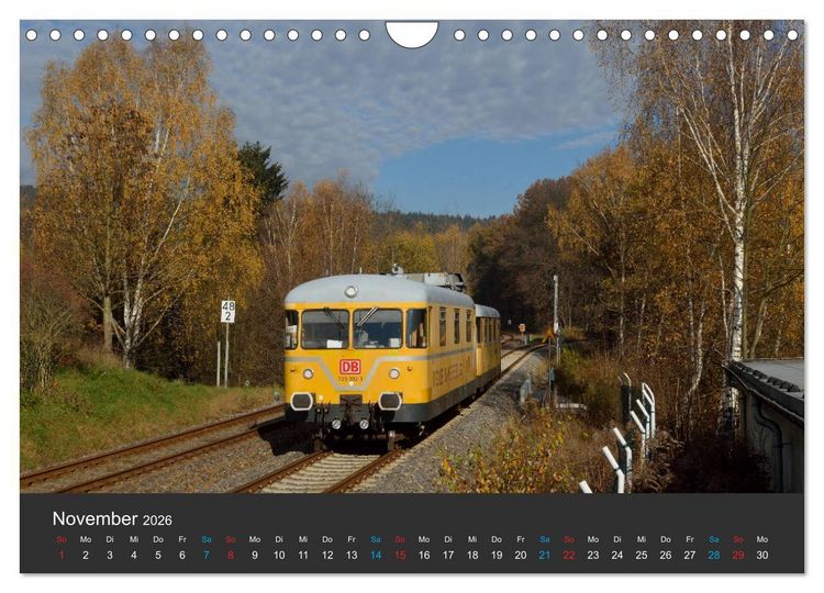 Produktbild: Oberlausitzer Eisenbahnen 2026 (Wandkalender 2026 DIN A4 quer), CALVENDO Monatskalender