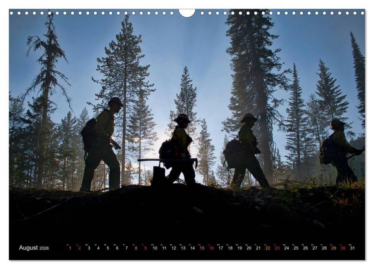 Produktbild: Feuerwehr - Leben mit der Gefahr (Wandkalender 2026 DIN A3 quer), CALVENDO Monatskalender