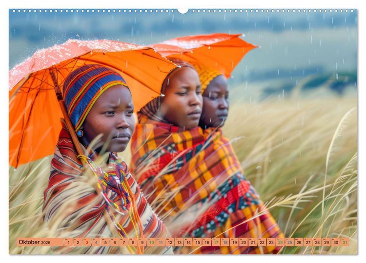 Produktbild: Afrikas urt&uuml;mliche Sch&ouml;nheit (Wandkalender 2026 DIN A2 quer), CALVENDO Monatskalender