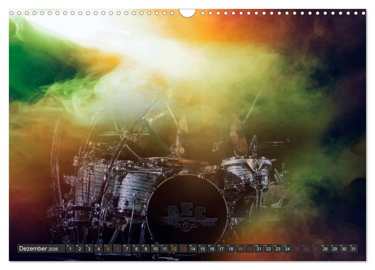 Produktbild: Schlagzeug - so cool (Wandkalender 2026 DIN A3 quer), CALVENDO Monatskalender