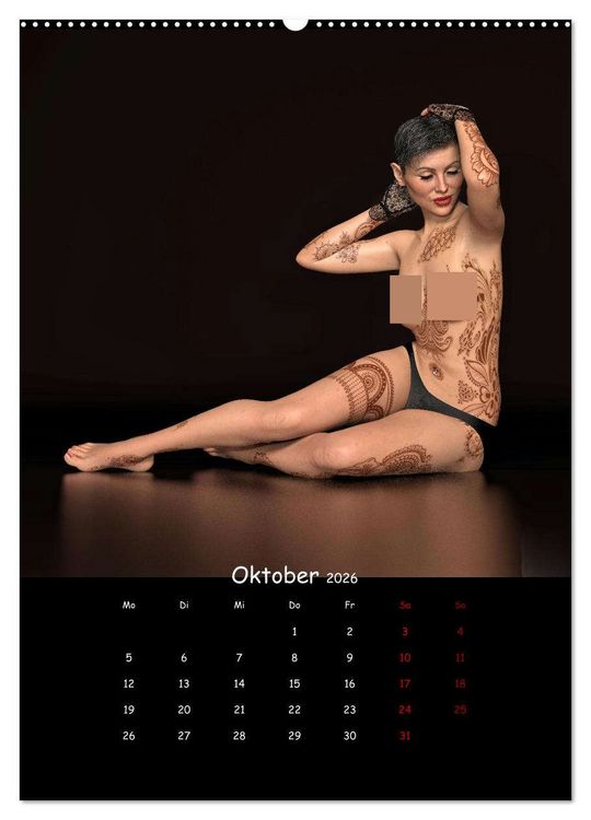 Produktbild: Portraits von t&auml;towierten Frauen (hochwertiger Premium Wandkalender 2026 DIN A2 hoch), Kunstdruck in Hochglanz