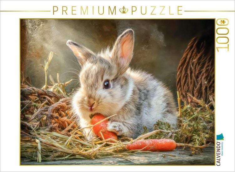 Produktbild: CALVENDO Puzzle Kaninchenportraits | 1000 Teile Lege-Gr&ouml;&szlig;e 64x48cm Foto-Puzzle f&uuml;r gl&uuml;ckliche Stunden