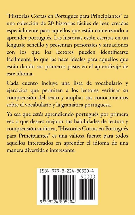 Produktbild: Historias Cortas en Portugu&eacute;s para Principiantes