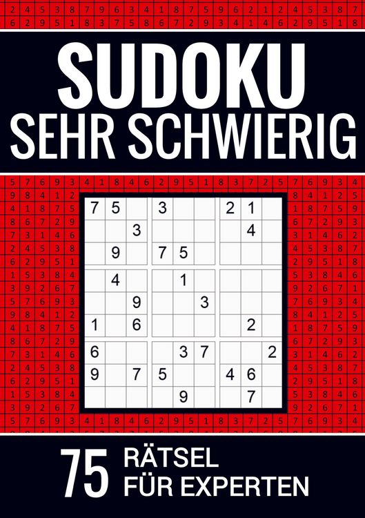 Produktbild: Sudoku sehr schwierig - 75 R&auml;tsel f&uuml;r Experten