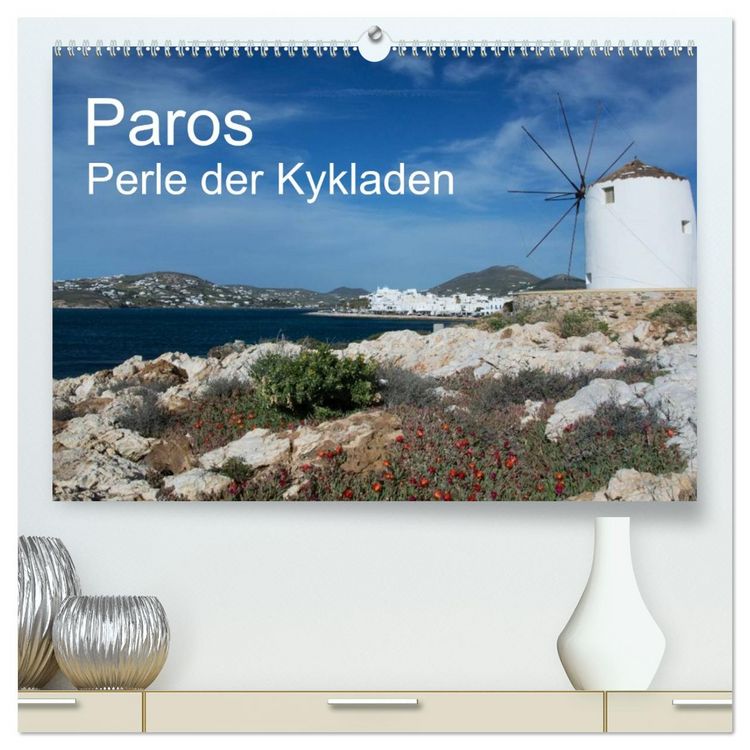 Produktbild: Paros, Perle der Kykladen (hochwertiger Premium Wandkalender 2026 DIN A2 quer), Kunstdruck in Hochglanz