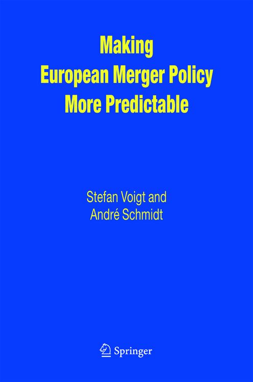 Produktbild: Making European Merger Policy More Predictable