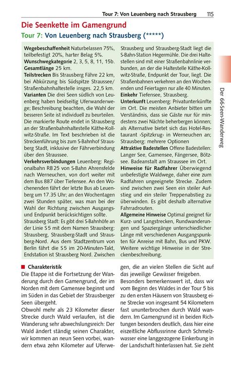 Produktbild: TRESCHER Reisef&uuml;hrer 66-Seen-Wanderung