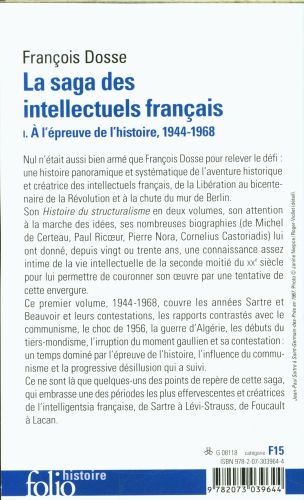 Produktbild: La saga des intellectuels fran&ccedil;ais