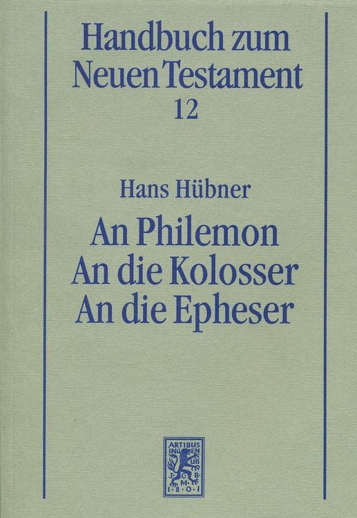 Produktbild: An Philemon. An die Kolosser. An die Epheser