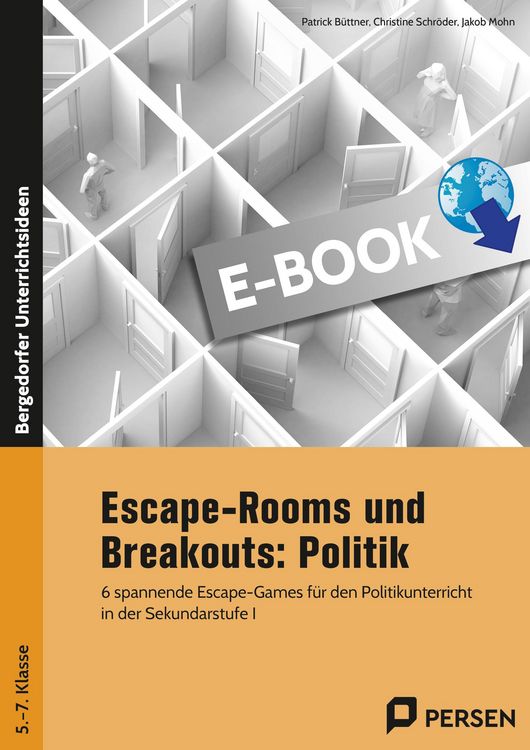 Produktbild: Escape-Rooms und Breakouts: Politik 5.-7. Klasse