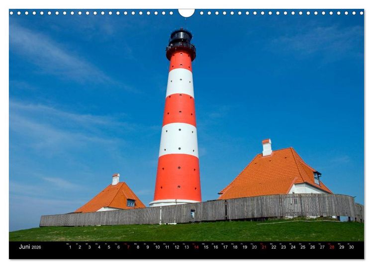 Produktbild: Leuchtt&uuml;rme (Wandkalender 2026 DIN A3 quer), CALVENDO Monatskalender