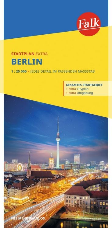 Produktbild: Falk Stadtplan Extra Berlin 1:25.000