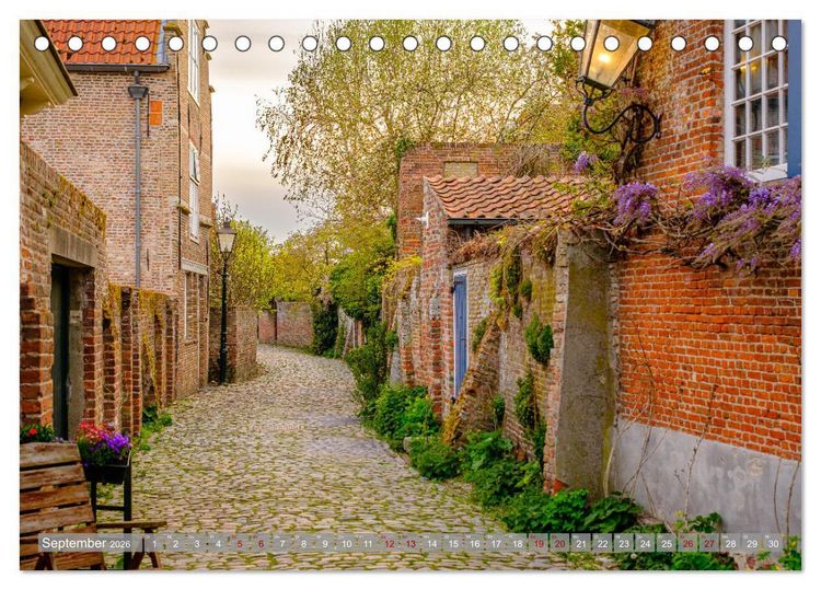 Produktbild: Ein Blick auf Veere in Zeeland (Tischkalender 2026 DIN A5 quer), CALVENDO Monatskalender