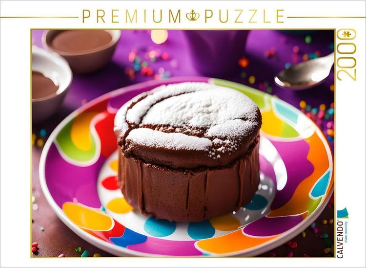 Produktbild: CALVENDO Puzzle Schokoladen-Souffl&eacute; | 2000 Teile Lege-Gr&ouml;&szlig;e 90x67cm Foto-Puzzle f&uuml;r gl&uuml;ckliche Stunden