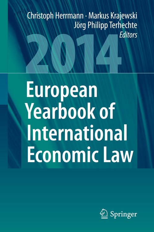 Produktbild: European Yearbook of International Economic Law 2014