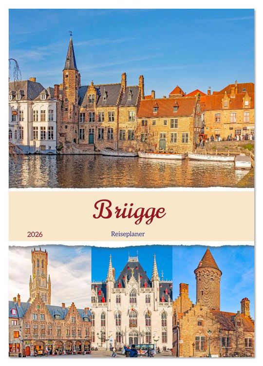 Produktbild: Br&uuml;gge - Reiseplaner (Wandkalender 2026 DIN A2 hoch), CALVENDO Monatskalender