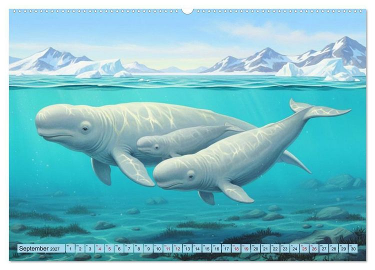 Produktbild: Nordische Tiere wie aus alten Zeiten (Wandkalender 2027 DIN A2 quer), CALVENDO Monatskalender