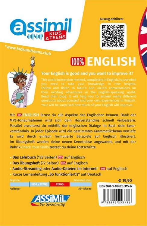 Produktbild: ASSiMiL 100 % English - Teens