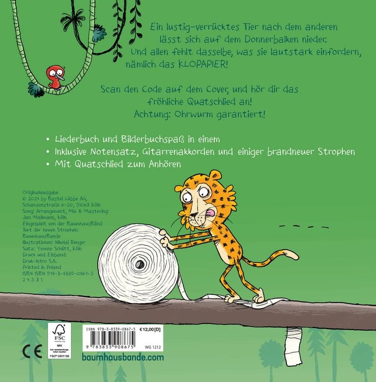 Produktbild: Und sie schrien nach Klopapier &ndash; Ein Quatschliederbuch