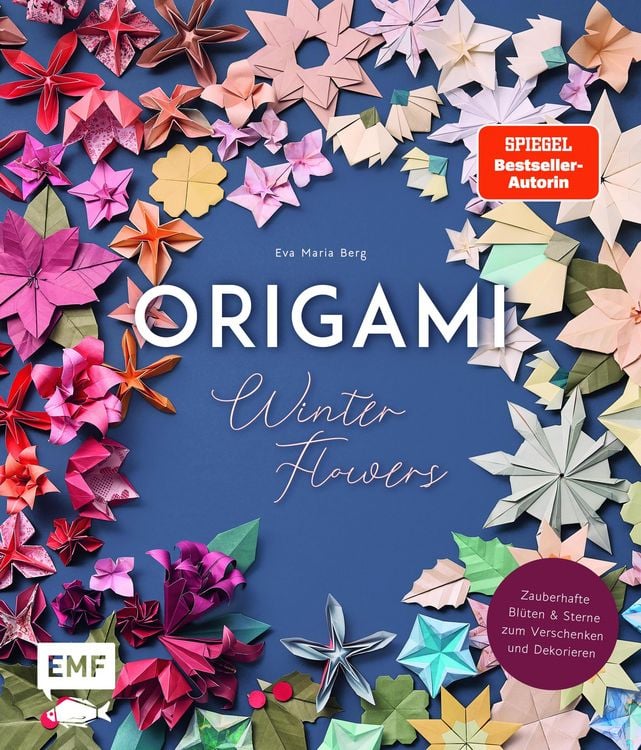 Produktbild: Origami-Winter-Flowers - Wundersch&ouml;ne Bl&uuml;ten & Sterne zum Dekorieren & Verschenken