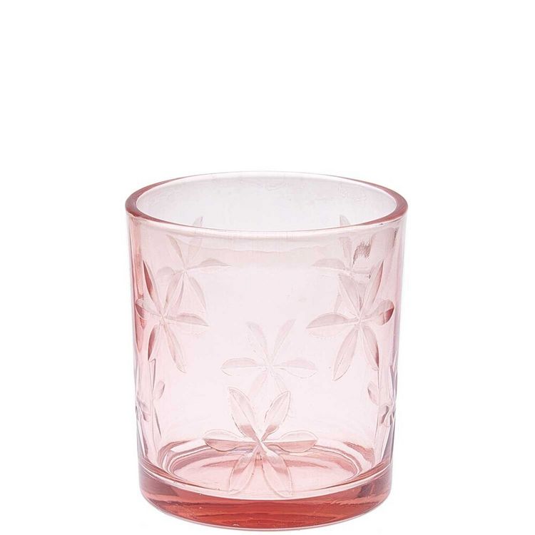 Produktbild: Glaswindlicht Kirschblüte, klein, transparent-rosa