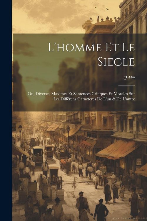 Produktbild: L'homme Et Le Siecle
