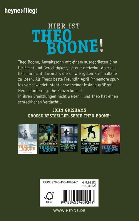 Produktbild: Theo Boone und das verschwundene M&auml;dchen