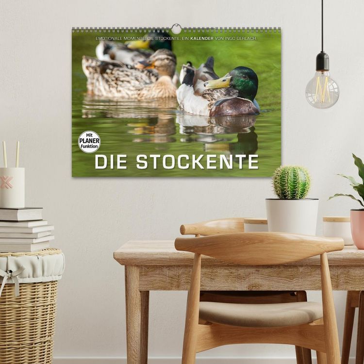 Produktbild: Emotionale Momente: Die Stockente. (Wandkalender 2026 DIN A3 quer), CALVENDO Monatskalender