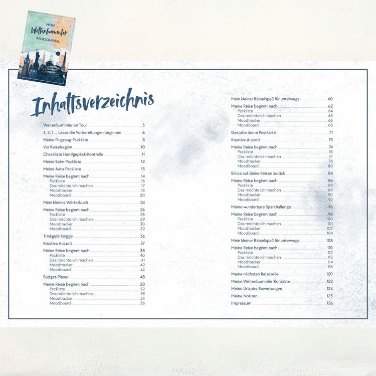 Produktbild: Wunderbare Reisebox Weltenbummler