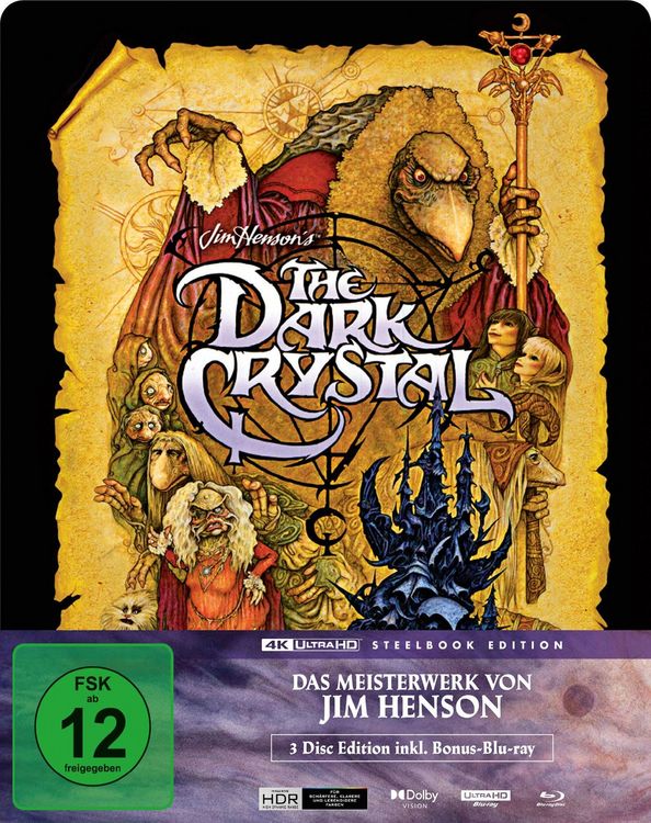 Produktbild: Der dunkle Kristall - Steelbook (4K Ultra HD+2 Blu-rays)