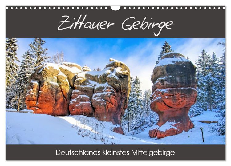 Produktbild: Zittauer Gebirge - Deutschlands kleinstes Mittelgebirge (Wandkalender 2026 DIN A3 quer), CALVENDO Monatskalender